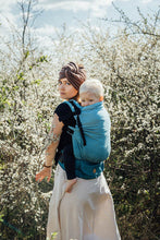 Load image into Gallery viewer, LennyPreschool Carrier - LITTLE HERRINGBONE OMBRE BEBOP - 100% cotton