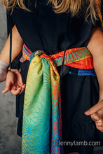 Ladda upp bild till gallerivisning, LennyHybrid Half Buckle Carrier - RAINBOW LOTUS - 100% bomull - Preschool