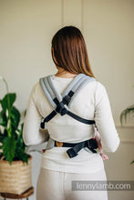 Load image into Gallery viewer, LennyLight Carrier - LITTLE HERRINGBONE GRAY - 100% cotton