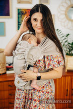 Load image into Gallery viewer, LennyHybrid Half Buckle Carrier - PEANUT BUTTER - 100% Cotton - Standard