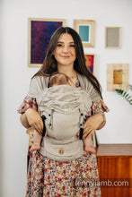 Load image into Gallery viewer, LennyHybrid Half Buckle Carrier - PEANUT BUTTER - 100% Cotton - Standard