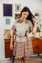 Load image into Gallery viewer, LennyHybrid Half Buckle Carrier - PEANUT BUTTER - 100% Cotton - Standard