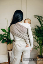 Load image into Gallery viewer, Ring Sling - LITTLE HERRINGBONE ALMOND - 100% cotton