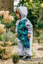 Load image into Gallery viewer, Jumpsuit - GRAY MELANGE & JURASSIC PARK - Begagnad