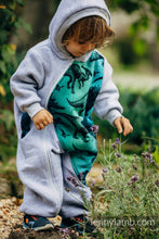 Load image into Gallery viewer, Jumpsuit - GRAY MELANGE & JURASSIC PARK - Begagnad