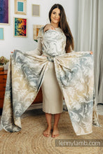 Laden Sie das Bild in den Galerie-Viewer, Lenny Lamb Woven Baby Wrap/Vävd sjal - JURASSIC PARK - ICE DESERT - 100% bomull
