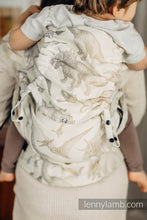 Ladda upp bild till gallerivisning, LennyHybrid Half Buckle Carrier - JURASSIC PARK - ICE DESERT - 100% bomull - PreSchool