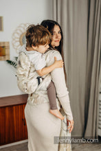 Ladda upp bild till gallerivisning, LennyHybrid Half Buckle Carrier - JURASSIC PARK - ICE DESERT - 100% bomull - PreSchool