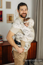 Laden Sie das Bild in den Galerie-Viewer, LennyHybrid Half Buckle Carrier - JURASSIC PARK - ICE DESERT - 100% bomull - Standard