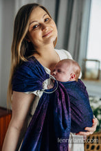 Load image into Gallery viewer, Lenny Lamb Shawl - WILD WINE - BOUQUET - 100% cotton