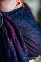 Load image into Gallery viewer, Lenny Lamb Shawl - WILD WINE - BOUQUET - 100% cotton