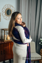 Laden Sie das Bild in den Galerie-Viewer, Lenny Lamb Woven Baby Wrap/Vävd sjal - WILD WINE - BOUQUET - 100% bomull