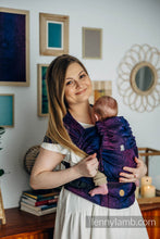 Ladda upp bild till gallerivisning, LennyHybrid Half Buckle Carrier - WILD WINE - BOUQUET - 100% bomull,  Standard