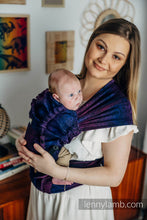 Ladda upp bild till gallerivisning, LennyHybrid Half Buckle Carrier - WILD WINE - BOUQUET - 100% bomull,  Standard