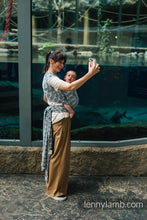 Laden Sie das Bild in den Galerie-Viewer, Lenny Lamb Woven Baby Wrap/Vävd sjal - CATKIN - WILLOW - 100% bambu viskos