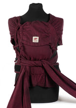 Laden Sie das Bild in den Galerie-Viewer, Girasol WrapMySol Meh Dai/half buckle - Wild Berry - 100% bomull