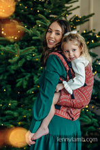 Load image into Gallery viewer, LennyPreschool Carrier - PEACOCK'S TAIL - HOLIDAY - 100% cotton