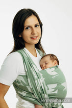 Laden Sie das Bild in den Galerie-Viewer, Lenny Lamb Woven Baby Tragetuch – BIRDY - FLY HIGH – 80% Baumwolle, 20% lyocell