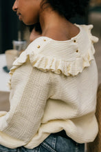 Laden Sie das Bild in den Galerie-Viewer, Amningsblus i 100% ekologisk bomullsväv från Bohemilk - Milk