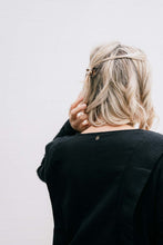 Load image into Gallery viewer, Le Milk C'est Chic nursing shirt Black, in organic cotton fabric