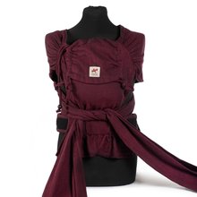 Laden Sie das Bild in den Galerie-Viewer, Girasol WrapMySol Meh Dai/half buckle - Wild Berry - 100% bomull