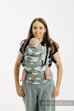 Load image into Gallery viewer, LennyUpGrade PRO Carrier - BIRDY - WHITE NOISE - 68% bomull, 16% linen, 16% modal