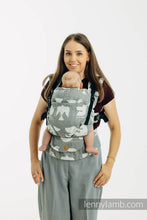 Load image into Gallery viewer, LennyUpGrade PRO Carrier - BIRDY - WHITE NOISE - 68% bomull, 16% linen, 16% modal