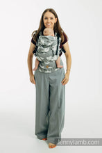 Load image into Gallery viewer, LennyUpGrade PRO Carrier - BIRDY - WHITE NOISE - 68% bomull, 16% linen, 16% modal