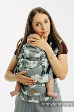 Load image into Gallery viewer, LennyUpGrade PRO Carrier - BIRDY - WHITE NOISE - 68% bomull, 16% linen, 16% modal