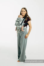 Load image into Gallery viewer, LennyUpGrade PRO Carrier - BIRDY - WHITE NOISE - 68% bomull, 16% linen, 16% modal