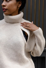 Load image into Gallery viewer, Sweet Mama breastfeeding polo shirt beige