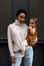 Load image into Gallery viewer, Sweet Mama breastfeeding polo shirt beige