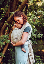 Load image into Gallery viewer, LELIBA Woven Baby Wrap - Bungi linen - 50% organic cotton, 50% linen