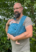 Ladda upp bild till gallerivisning, LELIBA Woven Baby Wrap/Vävd sjal - Bungi Coralie - 100% ekologisk bomull
