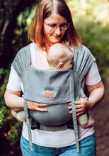 Ladda upp bild till gallerivisning, LELIBA Zack bärsele - Graphit - 100% ekologisk bomull