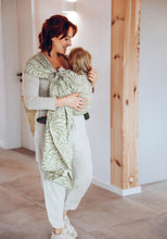 Load image into Gallery viewer, LELIBA Ring Sling - Bungi Green - 100% organic cotton