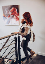 Load image into Gallery viewer, LELIBA Tai Baby Carrier - Bungi Linen - 50% organic cotton, 50% linen