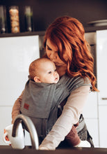 Ladda upp bild till gallerivisning, LELIBA Tai bärsele - Grafit - 100% ekologisk bomull