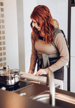 Ladda upp bild till gallerivisning, LELIBA Tai bärsele - Grafit - 100% ekologisk bomull