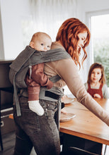 Ladda upp bild till gallerivisning, LELIBA Tai bärsele - Grafit - 100% ekologisk bomull