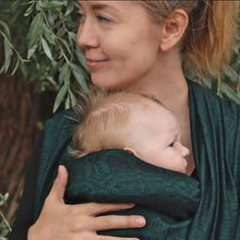 Load image into Gallery viewer, Vanamo Woven Wrap - Kide Mielikki - 65% merino wool, 35% organic cotton