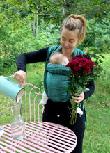 Load image into Gallery viewer, Vanamo Woven Wrap - Kide Laguuni - 75% organic cotton, 25% linen