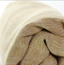Load image into Gallery viewer, Vanamo Woven Wrap/Vävd sjal - Kide Ambra - 40% ekologisk bomull, 30% linne, 30% merinoull