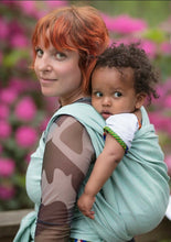 Load image into Gallery viewer, Vanamo Woven Wrap - Kide Minttu - 65% linen, 35% organic cotton