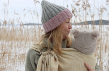 Laden Sie das Bild in den Galerie-Viewer, Vanamo Ringsjal - Kide Ambra - 40% ekologisk bomull, 30% linne, 30% merinoull