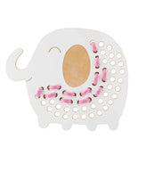 Laden Sie das Bild in den Galerie-Viewer, Oliver the Elephant - wooden Montessori lacing toy