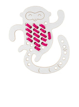 Laden Sie das Bild in den Galerie-Viewer, Amelia the monkey - wooden Montessori lacing toy