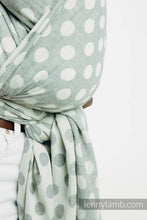 Laden Sie das Bild in den Galerie-Viewer, Lenny Lamb Woven Baby Tragetuch – POLKA DOTS - PLOP – 100% Baumwolle