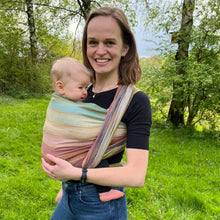 Load image into Gallery viewer, Girasol vävd sjal - Rayos d’oro - 100% naturbomull