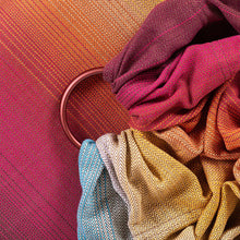 Laden Sie das Bild in den Galerie-Viewer, Girasol Ringsjal - Solstice Fire - 100% naturbomull